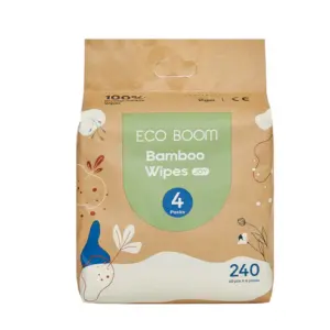 Ecoboom Baby Wipes (4 Pack 260 Wipes)